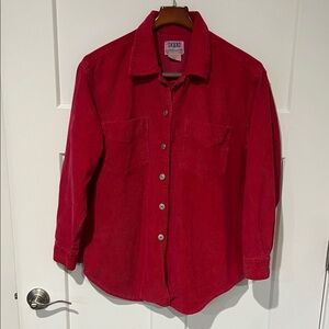 90’s Vintae SOHO Compagnie Corduroy Button-Up Shirt Sz M